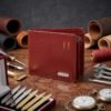 Men’s Wallet, Full Grain Leather, Bi-Fold, 7 Card Slots with Coin Pocket, RFID Protected | Clover