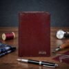 Men’s Wallet, Full Grain Leather, Note Case, 6 Card Slots with Coin Pocket, RFID Protected | Clover