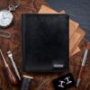 Men’s Wallet, Full Grain Leather, Note Case, 13 Card Slots, RFID Protected | Clover