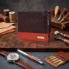 Men’s Wallet, Full Grain Leather, Bi-Fold, 10 Card Slots, RFID Protected | Clover