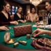 Bianca Quilted Ladies Clutch, Brown, Mild Top Grain Leather, Multiple Card Slots, RFID Protected | Clover